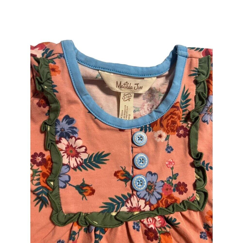 Matilda Jane Learn As I Go Dress Set Infant Girls Size 12-18 months Excellent - Picture 6 of 10